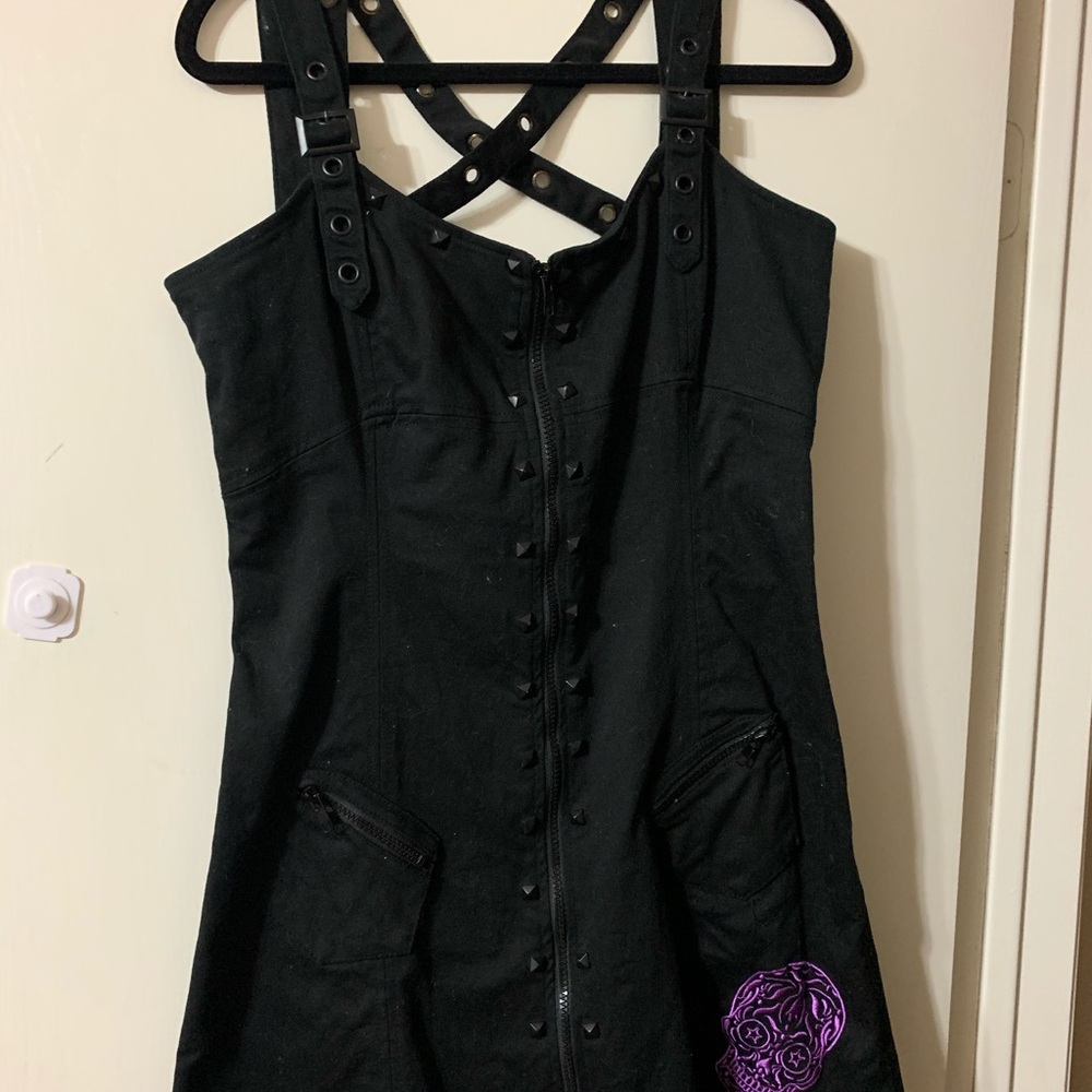 Goth punk bondage dress